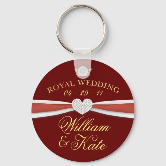 Royal Wedding - William & Kate Keepomwille Gifts Sleutelhanger (Voorkant)