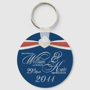 Royal Wedding - William & Kate Key Rings Sleutelhanger
