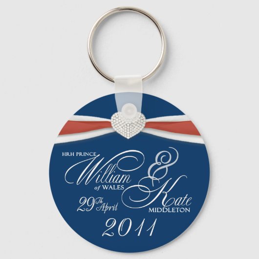 Royal Wedding - William & Kate Key Rings Sleutelhanger (Voorkant)