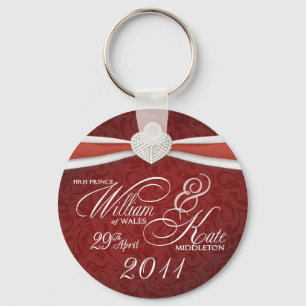 Royal Wedding - William & Kate Key Rings Sleutelhanger