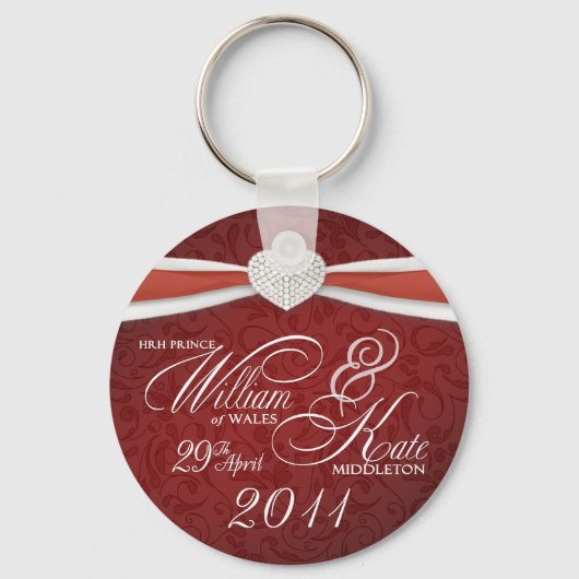 Royal Wedding - William & Kate Key Rings Sleutelhanger (Voorkant)