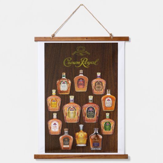 ROYAL WHISKY COLLECTIE INSPIREREND AFDRUKKING HANGEND WANDKLEED (Voorkant)