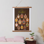 ROYAL WHISKY COLLECTIE INSPIREREND AFDRUKKING HANGEND WANDKLEED (Slaapkamer)