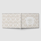 Royal White Gold Great Gatsby Wedding Planner Gastenboek (Volledig)