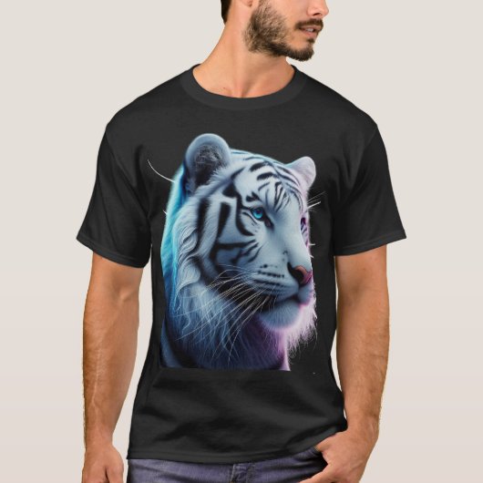 Royal White Tiger T-shirt (Voorkant)