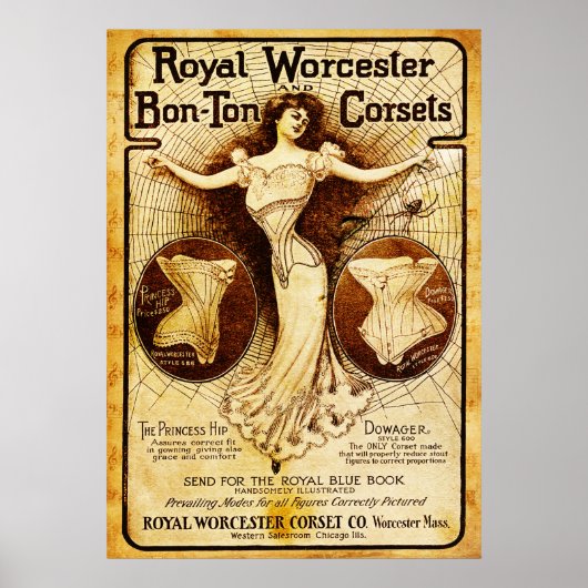 Royal Worcester corsets Poster (Voorkant)
