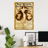 Royal Worcester corsets Poster (Thuiskantoor)