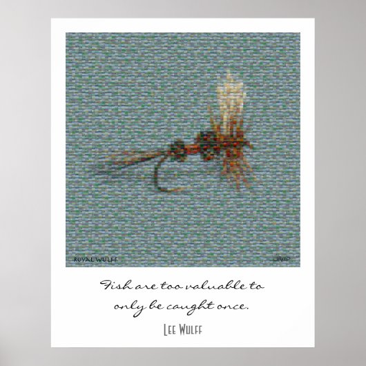 Royal Wulff Montage Poster (Voorkant)