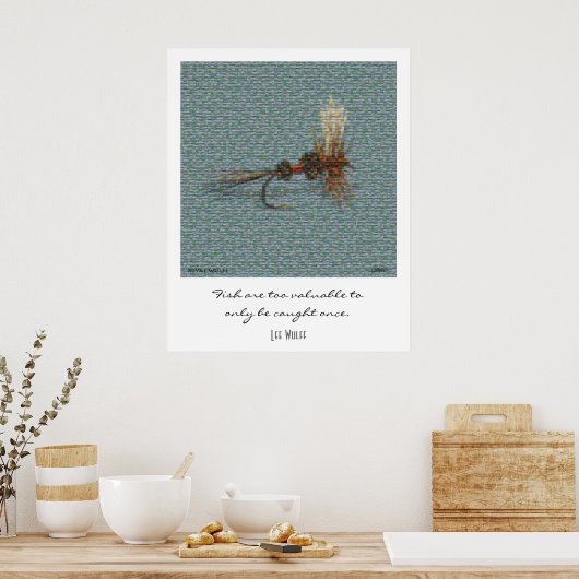 Royal Wulff Montage Poster (Keuken)