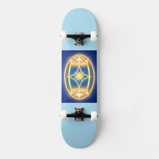 Royal Yellow Persoonlijk Skateboard (Voorkant)
