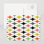 Royale Retro Design Briefkaart (Voorkant / Achterkant)