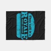 Royale With Cheese Burgerliefhebber  Fleece Deken (Voorkant (Horizontaal))