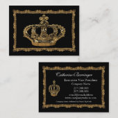 Royalee Boleyn Crown Elegant Visitekaartje (Voorkant / Achterkant)