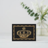 Royalee Boleyn Crown Elegant Visitekaartje (Staand voorkant)
