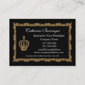 Royalee Boleyn Crown Elegant Visitekaartje (Achterkant)