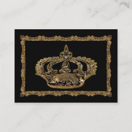 Royalee Catherine Crown Elegant Professional Visitekaartje