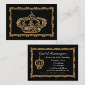 Royalee Catherine Crown Elegant Professional Visitekaartje (Voorkant / Achterkant)
