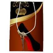 Royality Paris High Hiel & Gold Crown Medium Cadeauzakje (Achterkant)