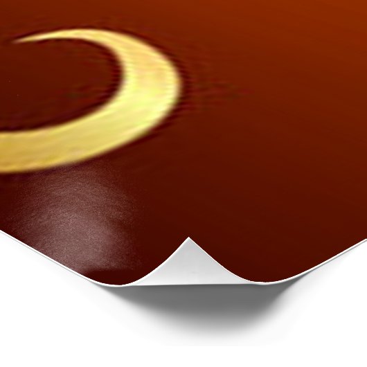 Royality Paris High Hiel & Gold Crown Pattern Perfect Poster (Hoek)