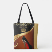 Royality Paris High Hiel & Gold Crown Tote Bag (Achterkant)