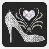 Royally Bling - SRF Vierkante Sticker (Voorkant)