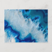 Royally Blue Agate Briefkaart (Voorkant)