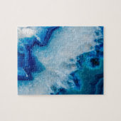 Royally Blue Agate Legpuzzel (Horizontaal)