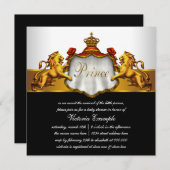 RoyalPrince Baby shower Kaart (Voorkant / Achterkant)