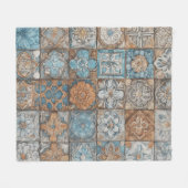 Royals Art patroon Fleece Deken (Voorkant (Horizontaal))