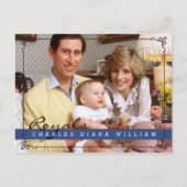 Royals Charles Diana en William Briefkaart (Voorkant)