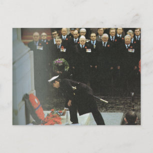  Royalty, Charles die een poot legt Briefkaart