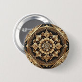 Royalty-gouden Button (Voorkant /achterkant)