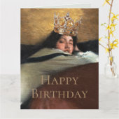 Royalty is zo Posh Happy Birthday Kaart (Gele Bloem)