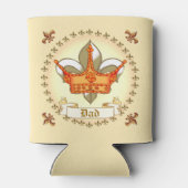 Royalty King Crown Dad Blikjeskoeler (Achterkant)