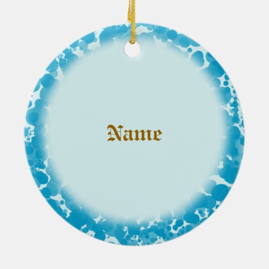 Royalty King Crown Dad Keramisch Ornament (Achterkant)