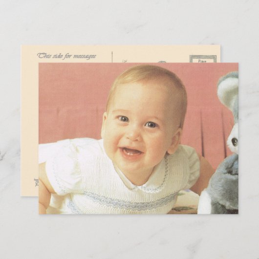  Royalty, prins William Briefkaart (Voorkant / Achterkant)