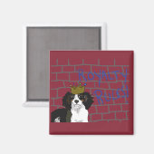 Royalty-regels - King Cavalier 2 inch vierkante ma Magneet (Voorkant / Achterkant)