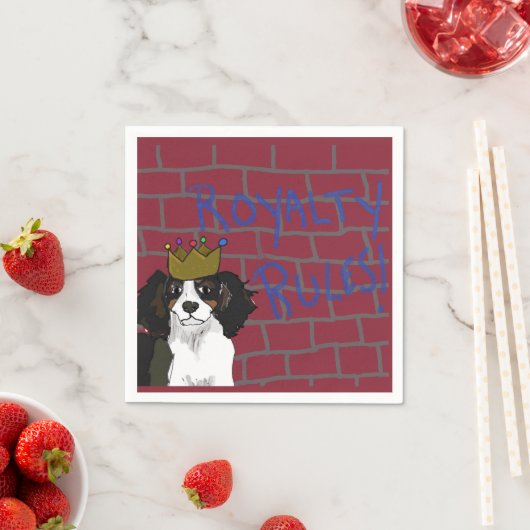 Royalty-regels - King Cavalier Cocktail Servetten (Insitu)