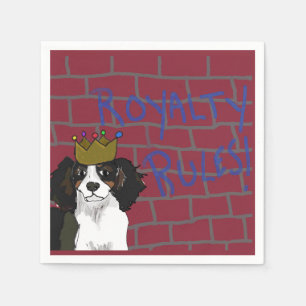 Royalty-regels - King Cavalier Cocktail Servetten