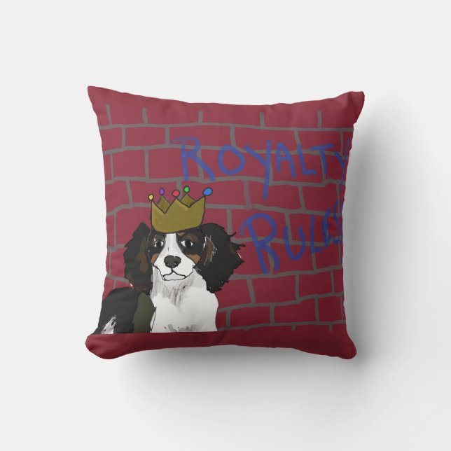 Royalty-regels - King Cavalier Sierkussen (Voorkant)