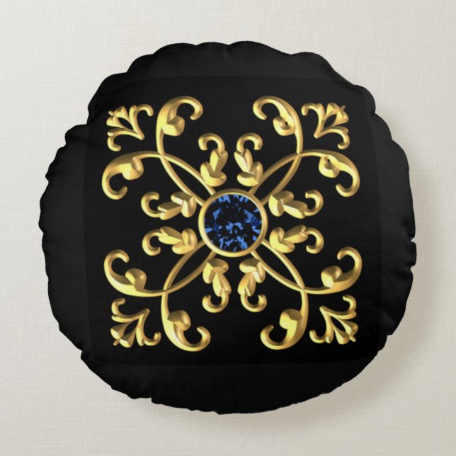 Royalty Rond Kussen (Voorkant)