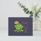 Royalty Rules Frog Briefkaart (Staand voorkant)