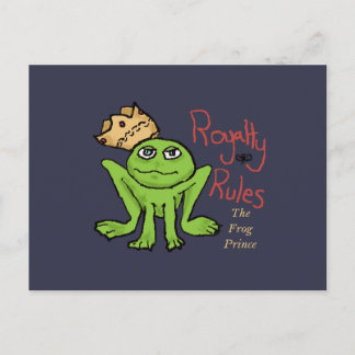 Royalty Rules Frog Briefkaart