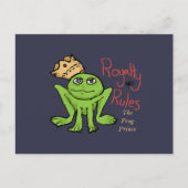 Royalty Rules Frog Briefkaart (Voorkant)