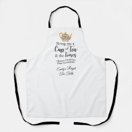  Royalty-Schattigee Victoriaans Afternoon Tea Schort