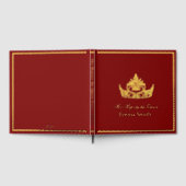 Royalty Scrapbook Photo Foil Her Majesty Queen  Gastenboek (Volledig)