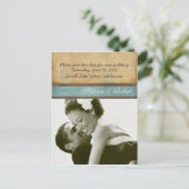 Royalty sparen de Datum Aankondigingskaart (Staand voorkant)