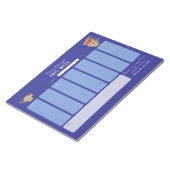 Royalty-theeliefhebber Gepersonaliseerde week in e Notitieblok (Schuin)