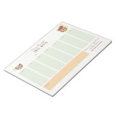 Royalty Theeliefhebber Persoonlijke Weekplanner Notitieblok (Schuin)