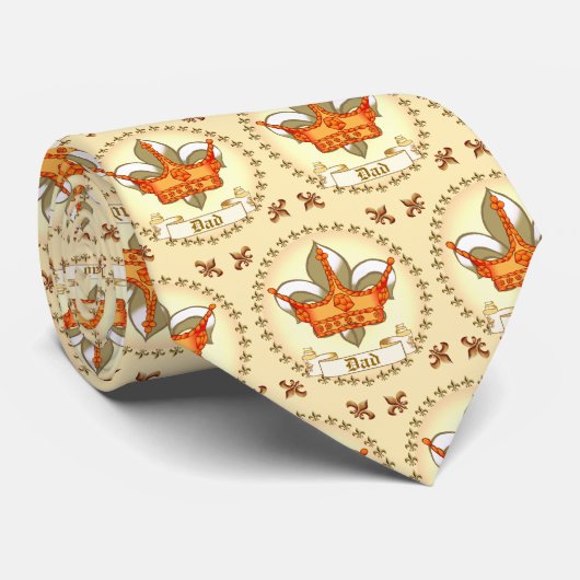 Royalty-vrije Koning Kroonvader stropdas (Opgerold)